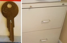 101E - 225E Hon / Office Depot 1 Key for file cabinet / Office Furniture Desk