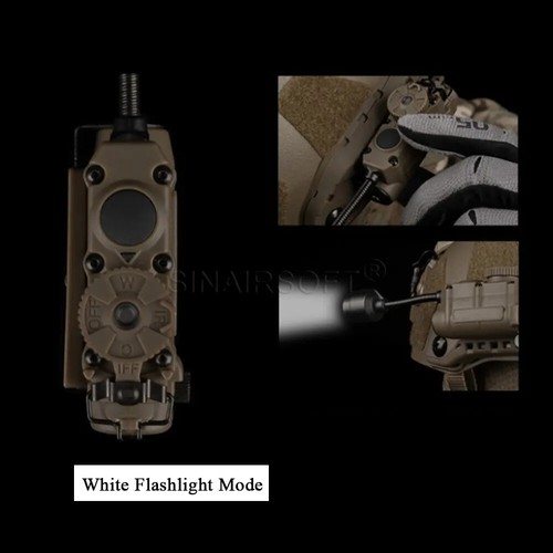Tactical Sidewinder Helmet Lamp Mount FAST Helmet Red/Green/Blue/IR IFF Signal - Picture 15 of 20