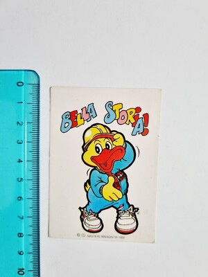 Aufkleber Bella Storia Masters Vintage 80er Original