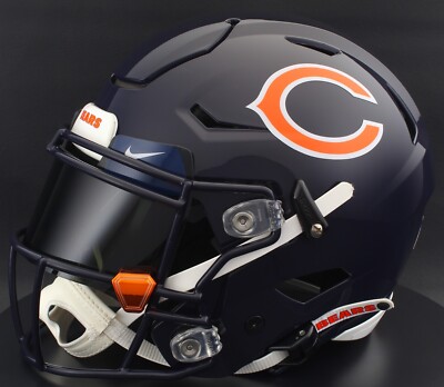 CHICAGO BEARS NFL Riddell SPEEDFLEX Authentic Gameday Football Helmet