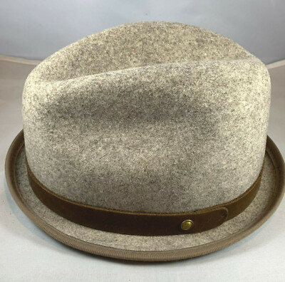 RAG & BONE WOOL HAT FEDORA STINGY CURVED BRIM SIZE SMALL | eBay