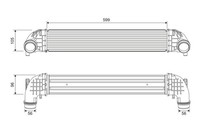 LadeluftküHler Valeo 818698 Aluminium FüR Opel Astra Sports Tourer B16 Turbo