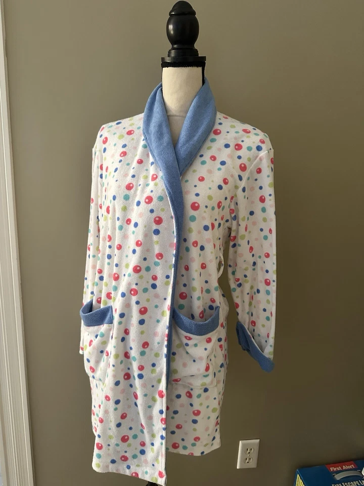 American Girl халат детский пузырь халат повязка для волос без ремня размер средний - Изображение 2 из 4