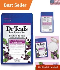 3 lbs Black Elderberry Scented Epsom Salt Soak for Ultimate Relaxation