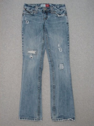 Jeans Boot Cut Aeropostale Femme - Taille 3/4 Délavé Clair - Occasion Très Bon état