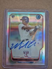 2014 Bowman - Rookie Autographs Michael Choice #BCAR-MC Chrome Refractor /500...