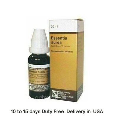 Willmar Schwabe Germany Homeopathy Essentia Aurea Gold Drops (20ml)