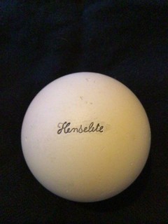 White Henselite Lawn Bowls Jack