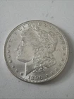 1896 P Morgan Silver Dollar AU Coin 90% Silver - Beautiful White Eye Appeal 😍