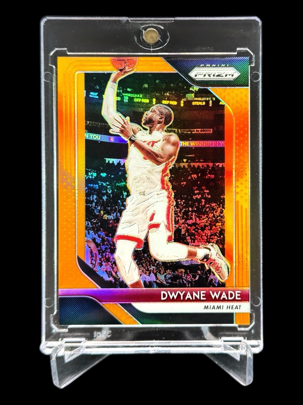 2018 Panini Prizm DWYANE WADE (10/49) ORANGE REFRACTOR #206 HOLO🔥ULTRA RARE🔥
