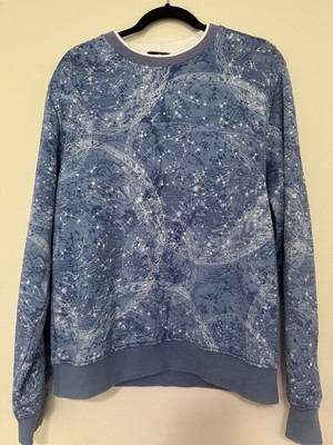 Rare Versace Runway Diamond Dust Effect Medusa Head Constellation Sweater