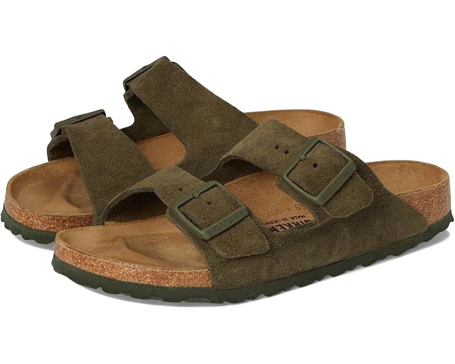 Birkenstock Arizona Suede Leather Sandals in Thyme Model 1025657
Opens in a new window or tab
