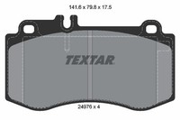 NEU - Textar 2497601 Bremsbelagsatz, Scheibenbremse FüR MERCEDES-BENZ