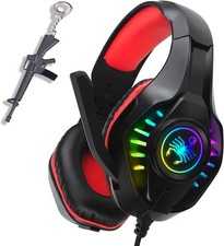Gaming Headset for PC, Ps4, Ps5, Xbox Headset with 7.1 Surround Sound, Gaming...