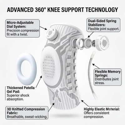 Smart Knob-Type Sports Knee Brace For Joint Pain Meniscus Tear Running Sports