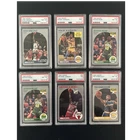 1990 NBA Hoops PSA Graded Basketball Card Lot (RC Rookie, MVP) Michael Jordan