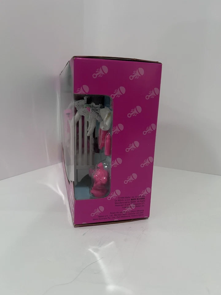 芭比凯利宝贝妹妹娃娃和睡前套装 13256 美泰 '94 非裔美国人 — 第 4/4 张图片