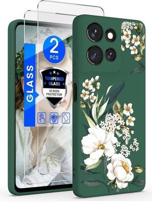 Motorola Moto G 5G 2025 Case, Shockproof Liquid Silicone Protection with Screen
