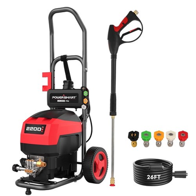 #ad Electric Pressure Washer 2200 PSI 1.8 GPM 13Amp 1600W Motor with with 35FT Po... $156.36