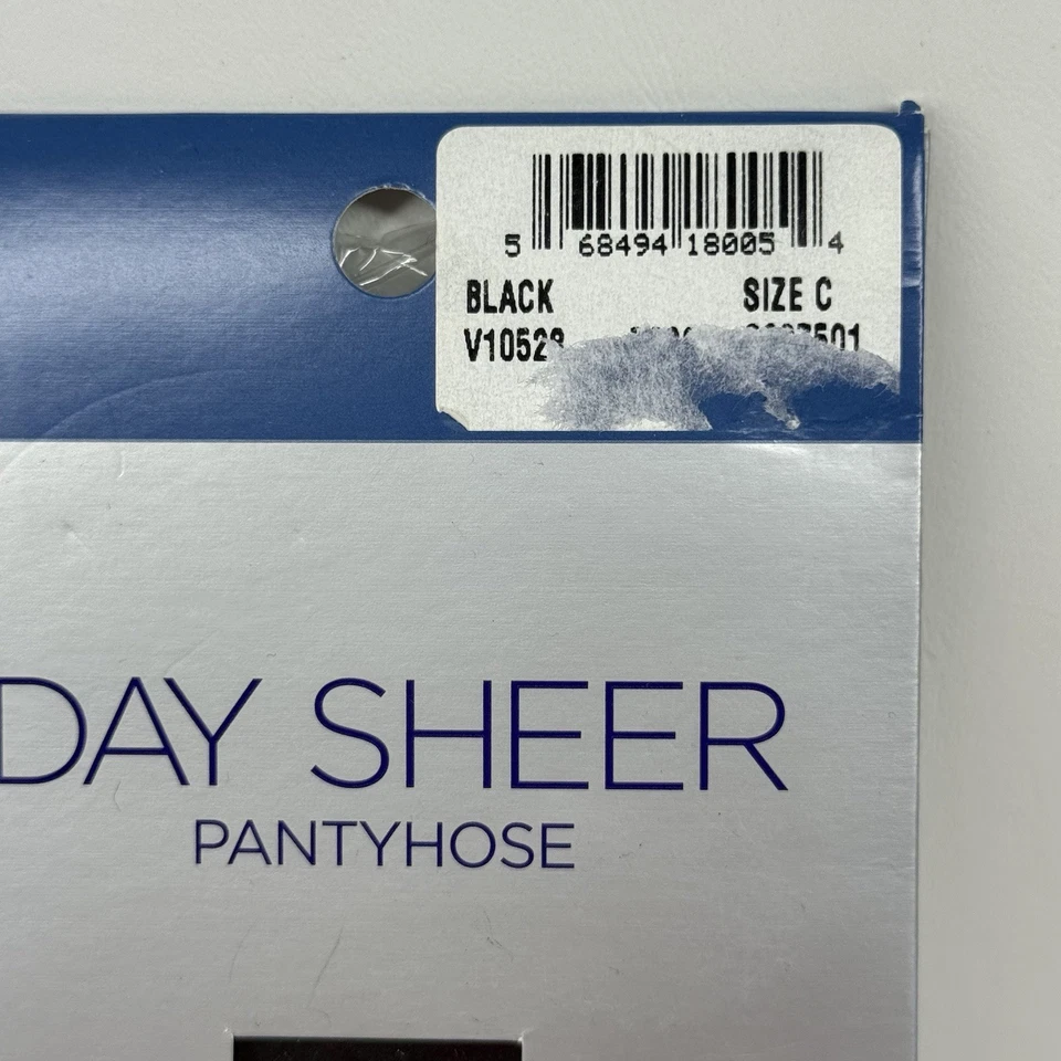 Pantimedias transparentes Catherines Day talla grande C negras nuevas hasta 6'0" y 330 lb Foto 3 de 4