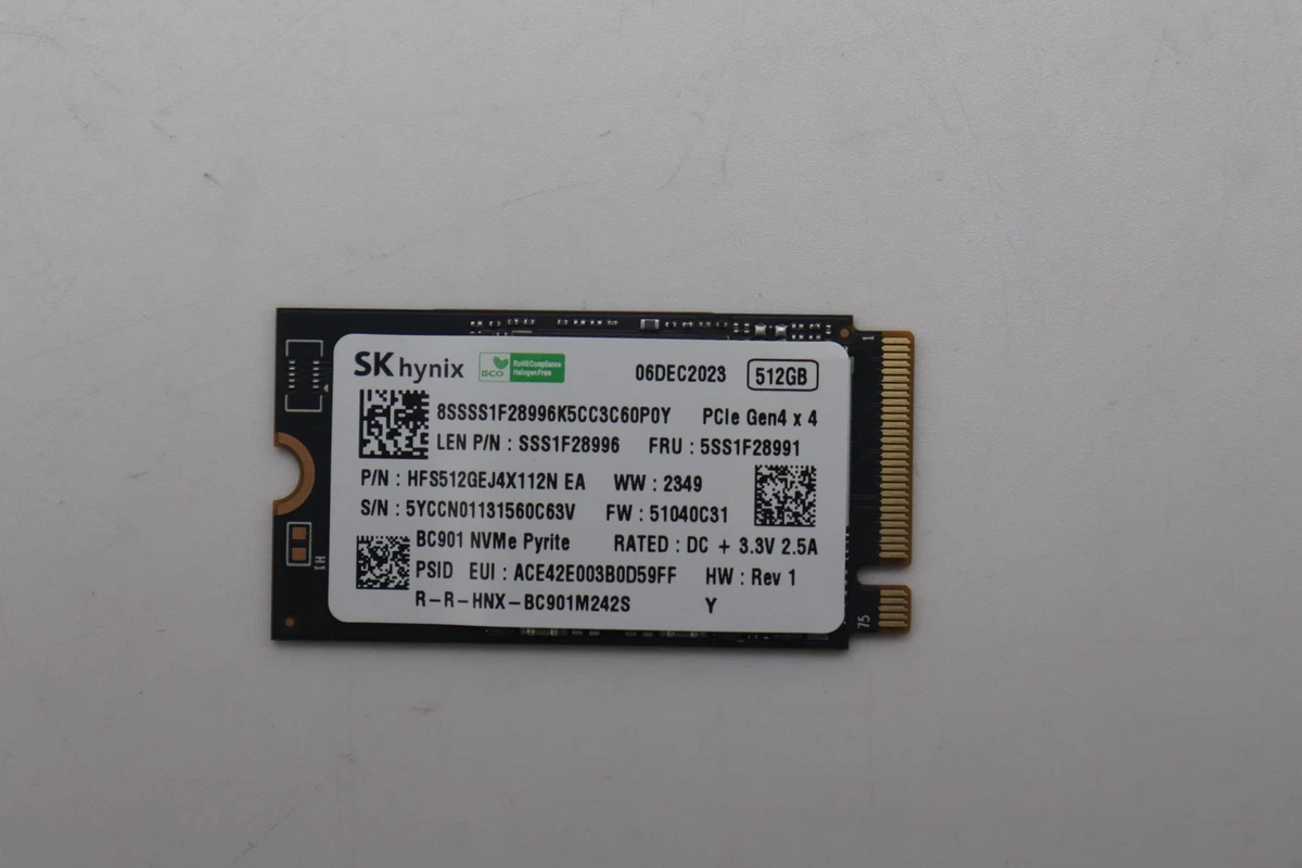 Lenovo 512 GB Solid State Drives for sale | eBay