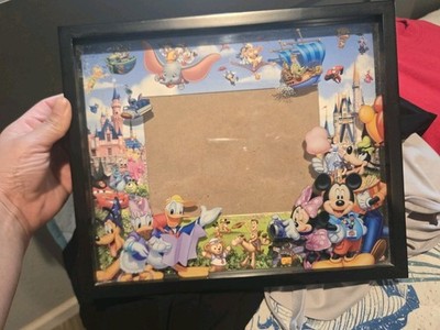 Disney PhotoFrame, Glass Decoro New, Mike, Donald, Stich, Dumbo, Cars And More