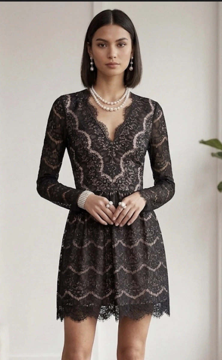 chinese dress ladies 2000s Mangano Lace Black Dress main image 0