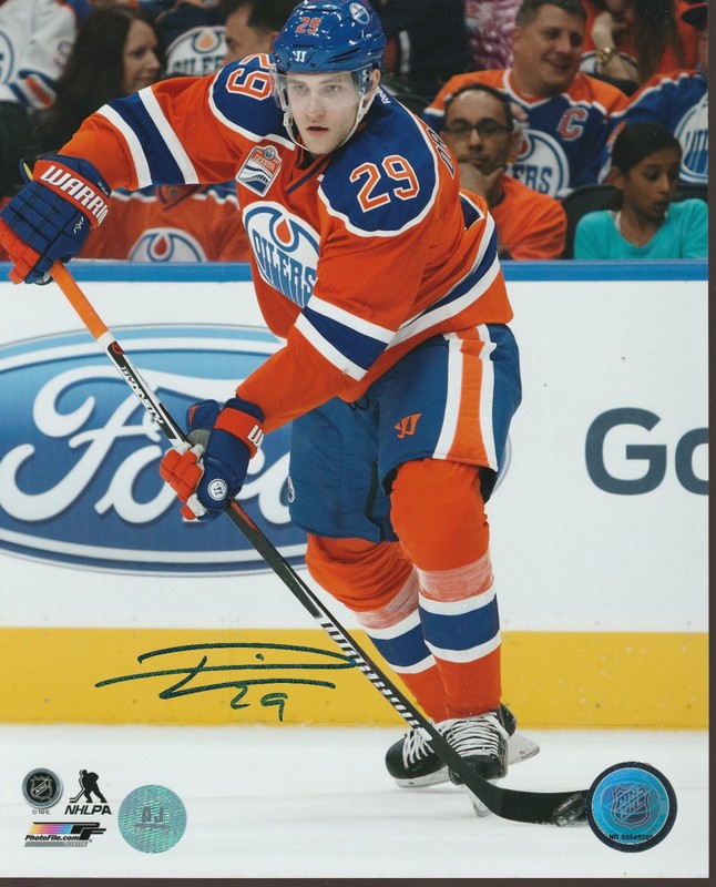 Edmonton Oilers Leon Draisaitl MVP 8X10 Signed Autographed Photo AJ's COA