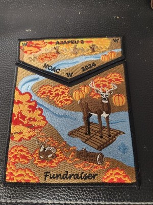 Boy Scout OA AJAPEU 2 Fundraiser Flap Set