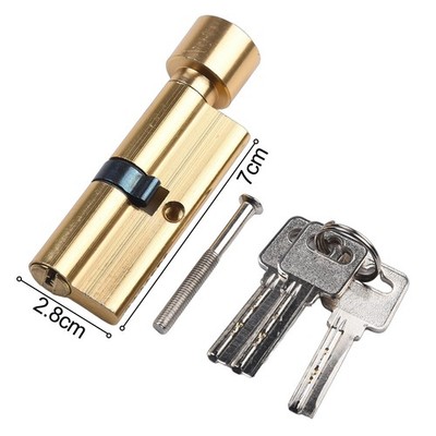 Moderner minimalistischer Aluminium Schließknopf Zylinder Diebstahlsicherung De