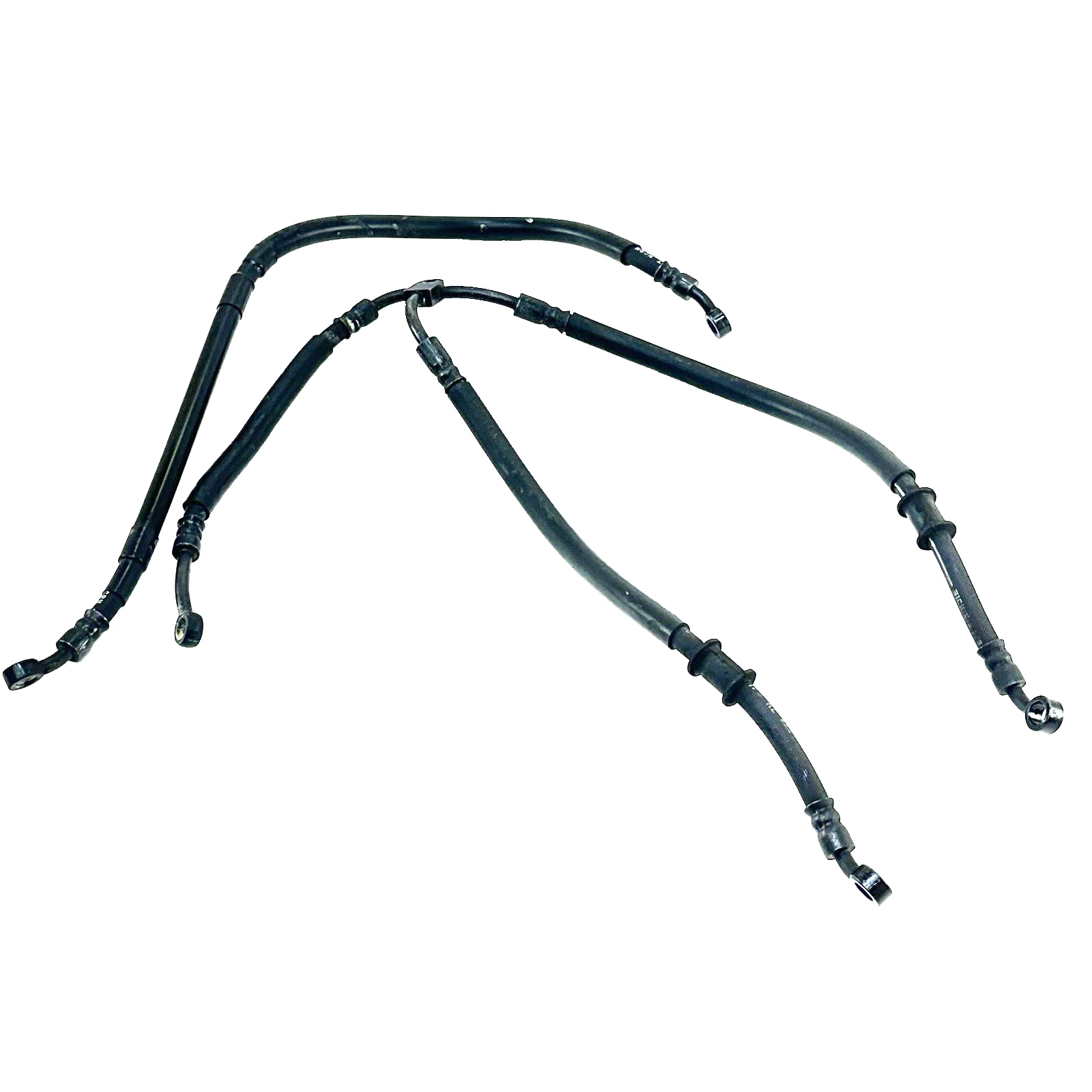 2008 - 2016 YAMAHA YZF R6 BRAKE LINES CALIPER HOSES FRONT REAR SET BLACK STOCK