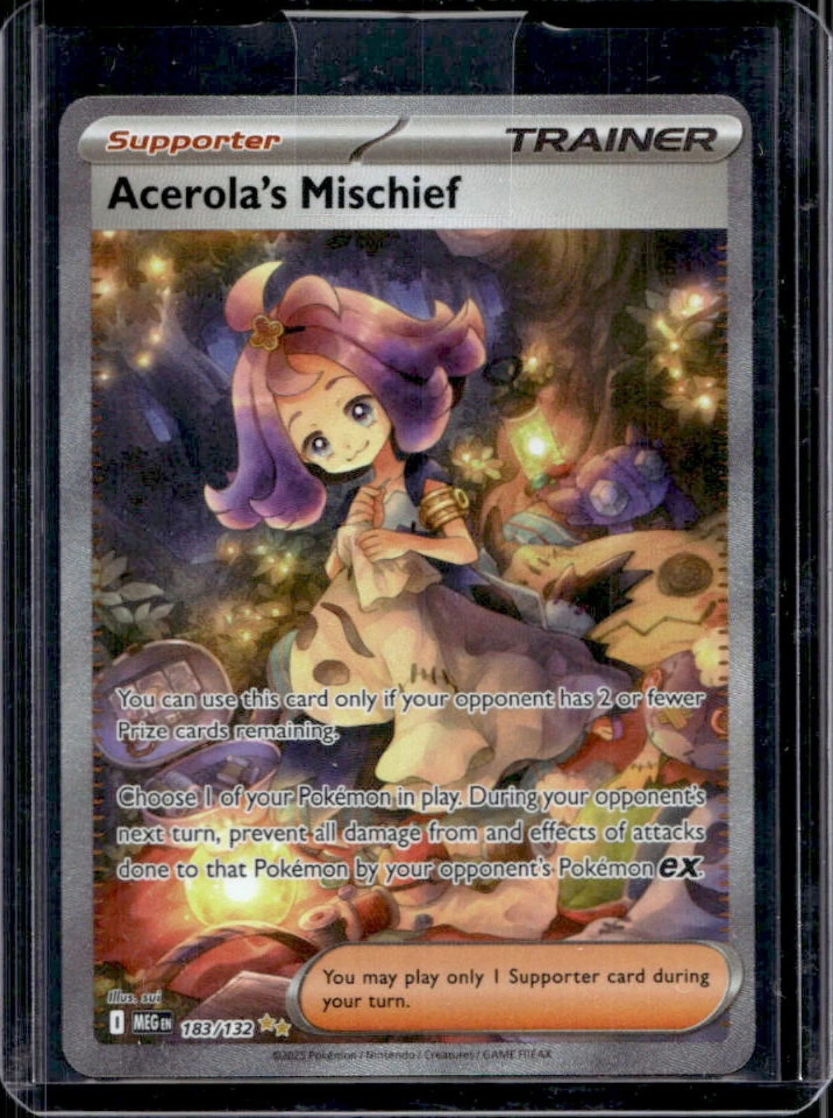 2025 Pokemon Acerola's Mischief Special Illustration Rare #183/132