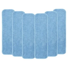 6 Pack 18inch Microfiber Replacement Mop Pads- Reusable Mop Refills fit for M...