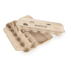 Jeffers Livestock Recyclable Egg Cartons, Holds Up to 12 Eggs, Pulp Paper Chicke