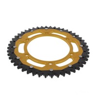 Kettenrad Alu Gold 48-ZäHne 525-Teilung FüR Honda Xl 650 V Transalp 2000-2007