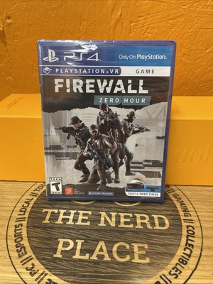 PS4: Firewall Zero Hour PSVR Factory Sealed (Sony PlayStation 4, 2018) CIB
