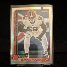 2025-26 Topps Chrome Cam Robinson Refractor #124 Cleveland Browns 