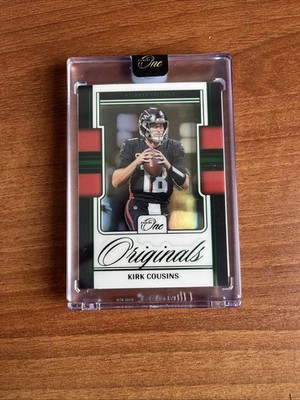 2024 Panini One - One Originals Kirk Cousins #OO-KCS Green /25