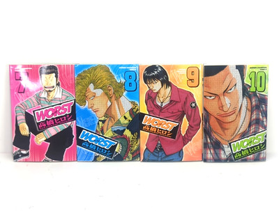 Shonen Champion Comics Worst Graphic Novel By Takahashi Hiroshi Vol. 7-10 Used