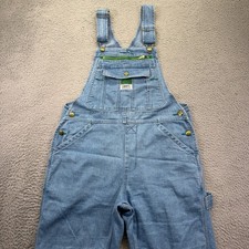 Liberty Denim Bib Overalls Mens Small Blue Dungarees Carpenter Workwear Farmer