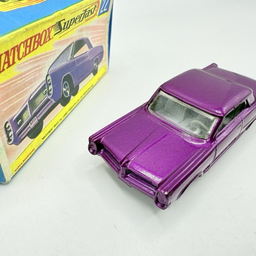 Matchbox Superfast 22 Pontiac GP cupé deportivo muy casi como nuevo en caja aplastada - Imagen 4 de 22