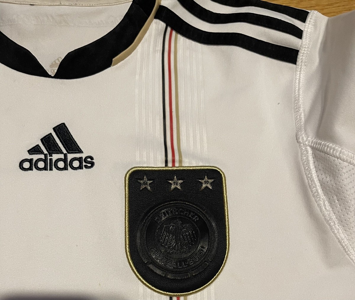 Adidas Germany 2010 Football Soccer Muller #13 White Jersey