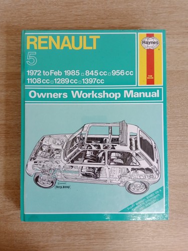 Renault 5 Haynes Workshop Manual 1972 to Feb 1985