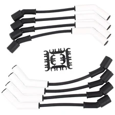 9070C Ceramic Boot Spark Plug Wires Set For GM Chevy 4.8L 5.3L 6.0L LS3 LS7 LT