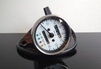 Tacho Tachometer Speedometer Speedo 140Km/H, 60Mm Mit Kontrollleuchten, K=1,4