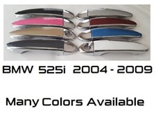 Custom Color Chrome Door Handle Overlays 2004 - 2009 Bmw 525i You Pick Color