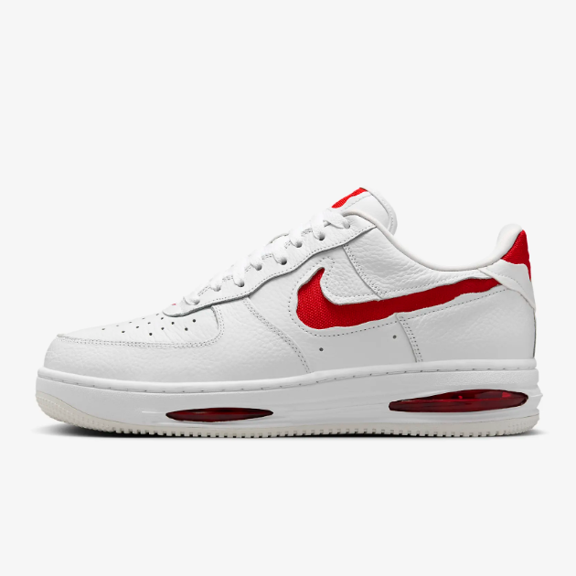 Nike Air Force 1 Low EVO 'White/University Red' (HF3630-100) Expeditedship