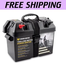 24V Trolling Motor Battery Power Center with Built-in Meter & Circuit Breakers