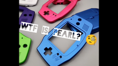 Gameboy Advance SP Gehäuse & Werkzeug Set In Violett - Komplett Reparaturteil Für GBA SP