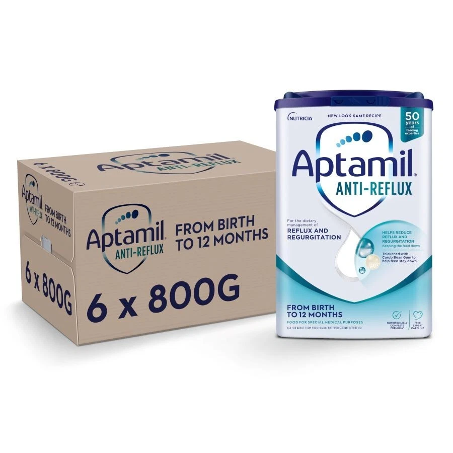 Aptamil Anti-Reflux Baby Milk Powder x 6 tins (800g)
Opens in a new window or tab